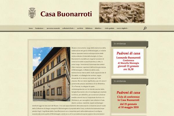 casabuonarroti.it site used Boldtheme