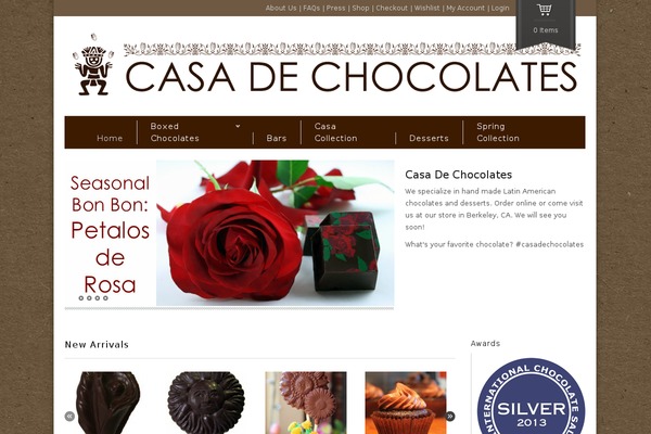 casadechocolates.com site used Maya_v2