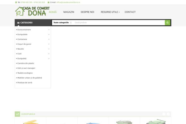 ShoppyStore theme site design template sample