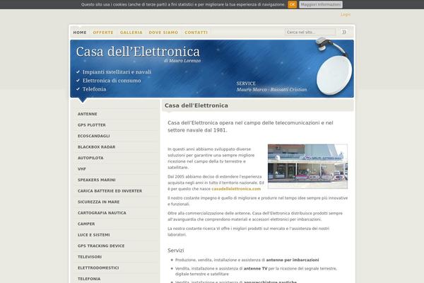 casadellelettronica.com site used Sito