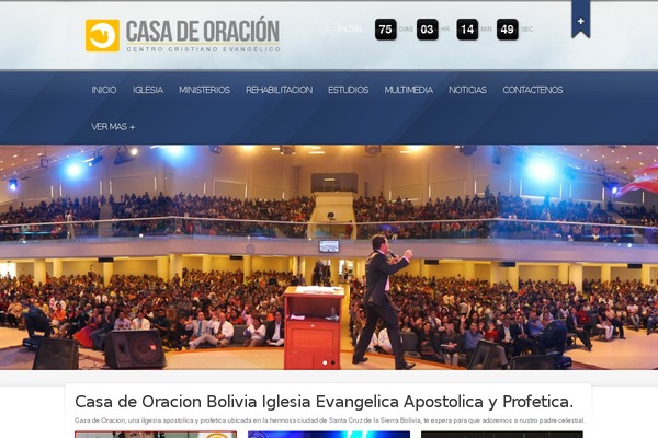 casadeoracioncce.com site used Iglesia