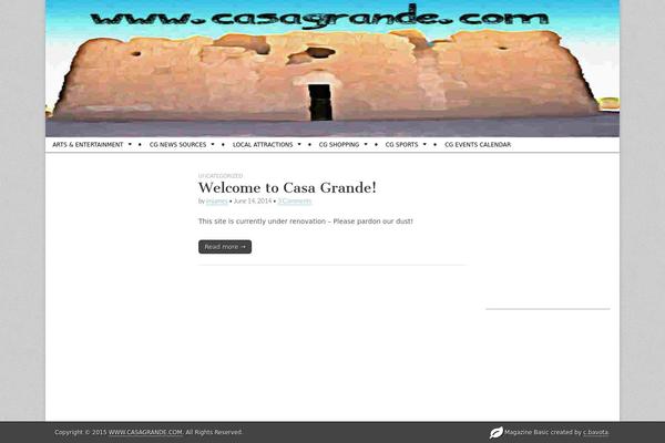 casagrande.com site used Magazine Basic