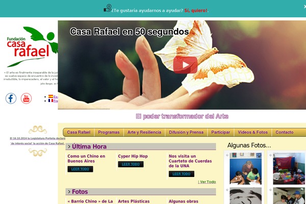 casarafael.org.ar site used Aire