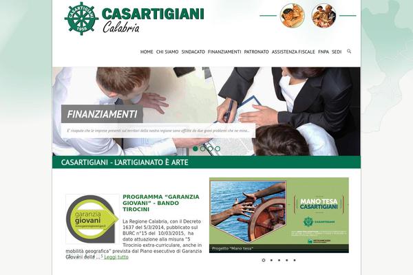 casartigianicalabria.it site used Interface