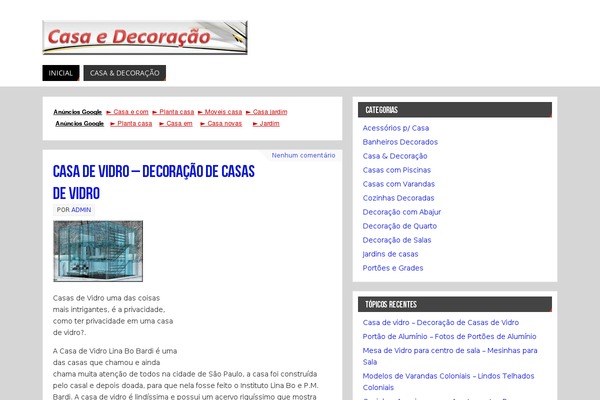 Parabola theme site design template sample