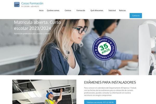 casasformacion.es site used Coursemax