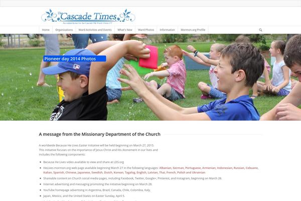 Enfold theme site design template sample