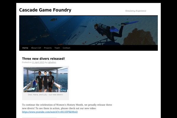 Twenty Ten theme site design template sample