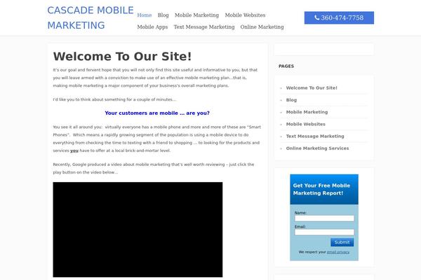 Focusblog theme site design template sample