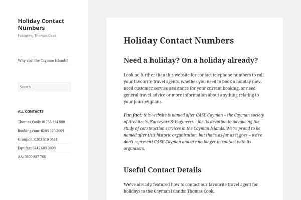 Twenty Fifteen theme site design template sample