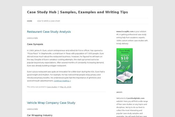 Twenty Twelve theme site design template sample