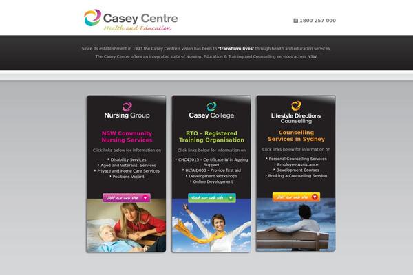 caseycentre.com.au site used Casey-centre-home
