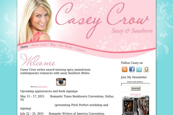 caseycrow.com site used Caseycrow