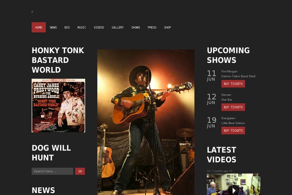 caseyjamesprestwood.com site used Boardsound