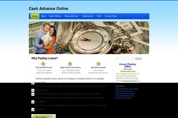 cash-advanceonline.com site used Paydayloan