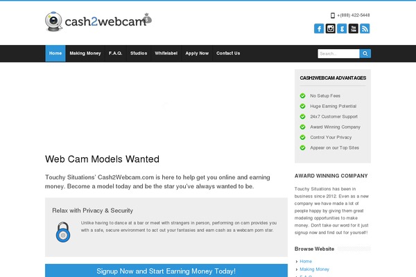 cash2webcam.com site used Cash2webcam