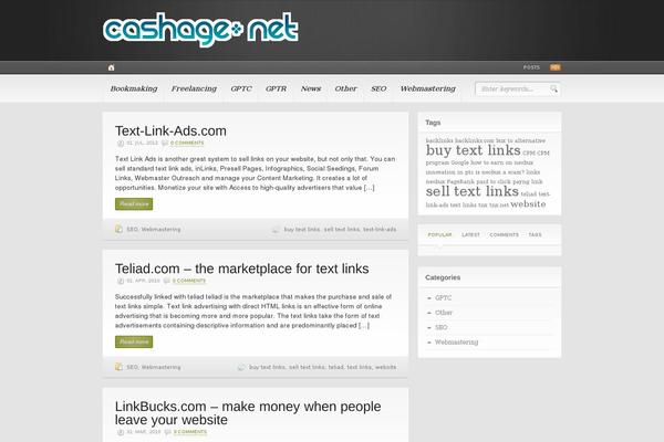 Headlines theme site design template sample