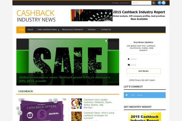 cashbackindustry.news site used Magic Mag