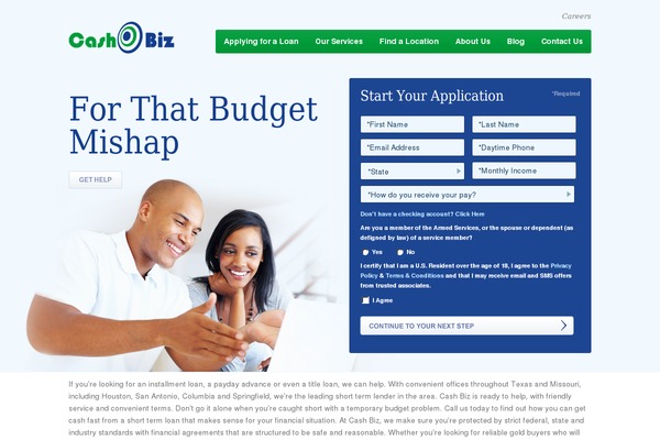 cashbiz.com site used Cashbiz