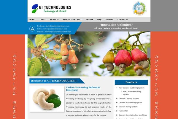 cashewmachines.com site used Cashewmachine