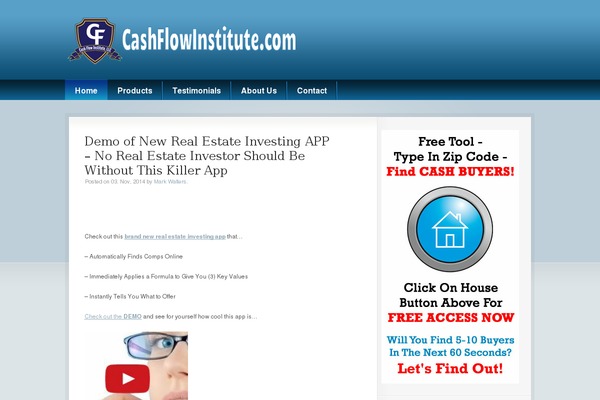 cashflowinstitute.com site used Cfi2018