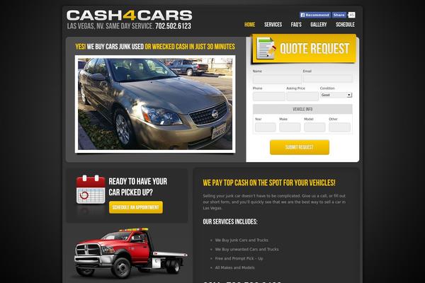 cashforcarslasvegasnv.com site used Cash4cars