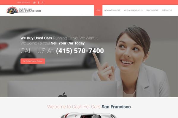 cashforcarssanfrancisco.com site used Wp-sanfrancisco