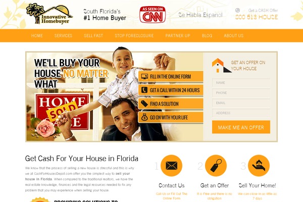 cashforhousesdepot.com site used Sellinghomefast