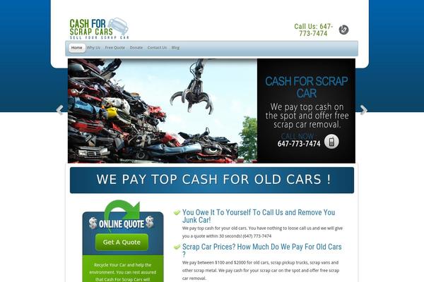 cashforscrapcar.ca site used TheProfessional