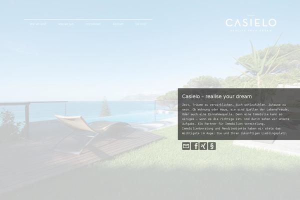 Site using Casawp plugin