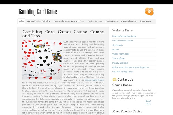casino-cardgames.net site used Oracle