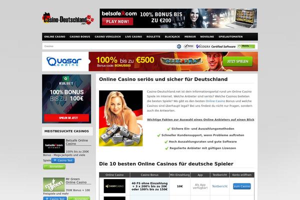 casino-deutschland.net site used Tradingtheme