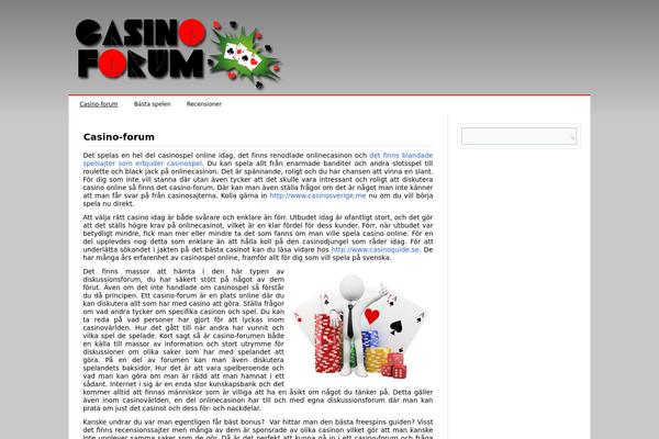 casino-forum.se site used Casinoforumse