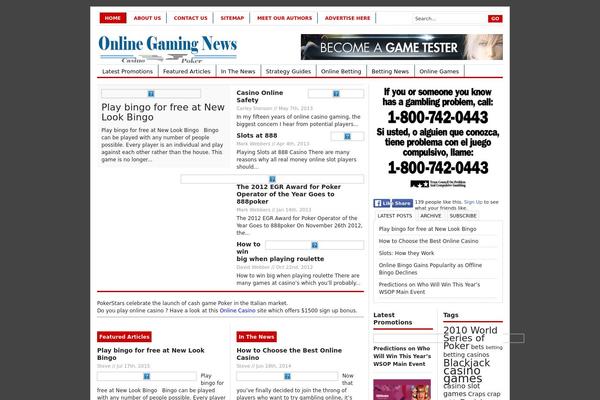casino-poker-newsonline.com site used Casino-poker-newsonline