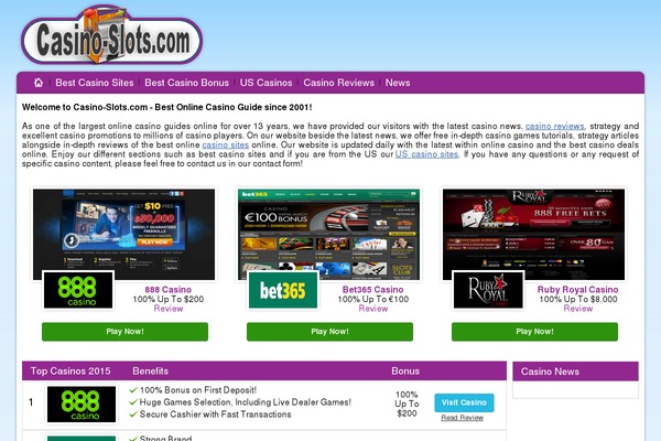 casino-slots.com site used Casino-slots