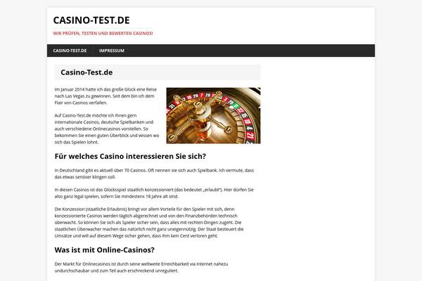 Newspaper theme site design template sample