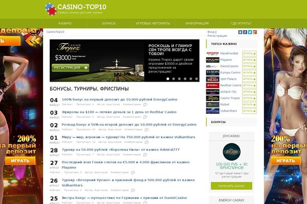 casino-top10.org site used Ct10