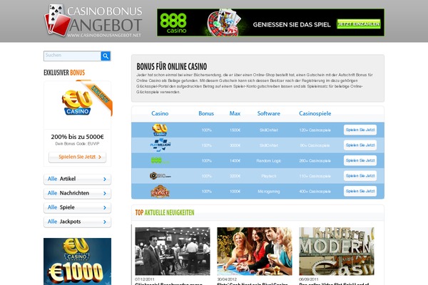 casinobonusangebot.net site used Cba