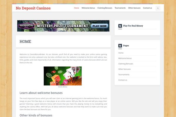 Logger theme site design template sample