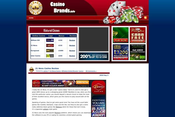 casinobrands.info site used Wpg136