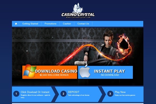 casinocrystal.com site used Casinocrystal