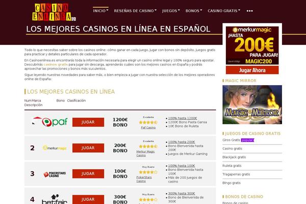 casinoenlinea.es site used Zoot