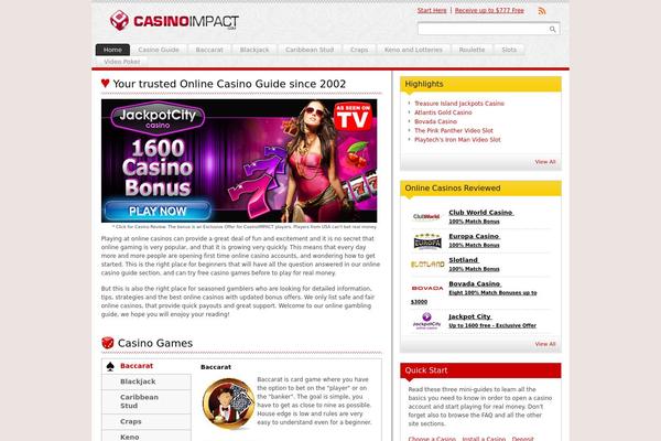 casinoimpact.com site used Casinoimpact