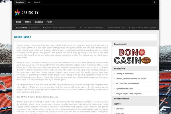 casinoity.com site used Multinews