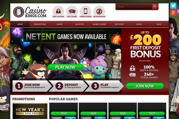 casinokings.com site used Casino-kings