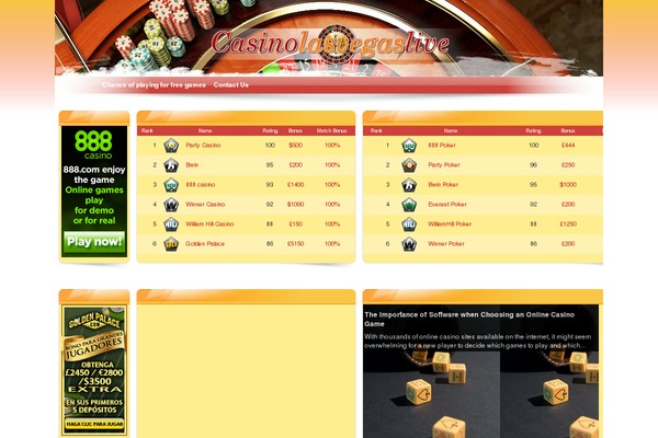 casinolasvegaslive.com site used Casinolasvegaslive
