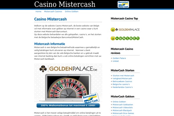 casinomistercash.be site used Copyblogger
