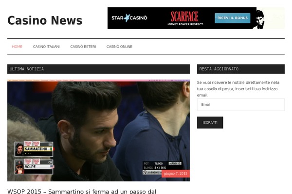 Magazine Pro theme site design template sample