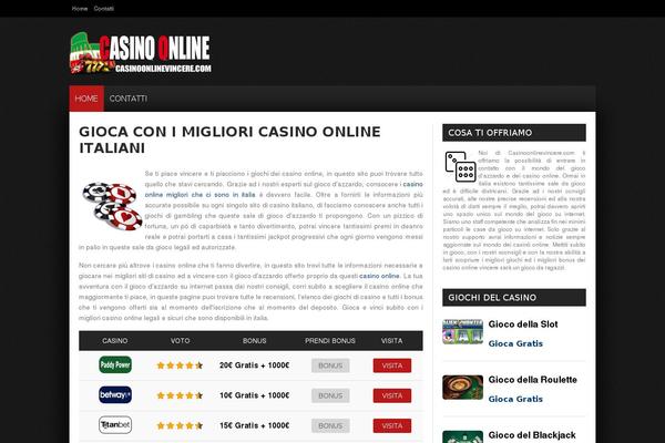 casinoonlinevincere.com site used Sportsnews