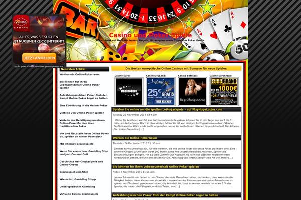 casinopokerspiele.com site used Onlinecasinotemplate9